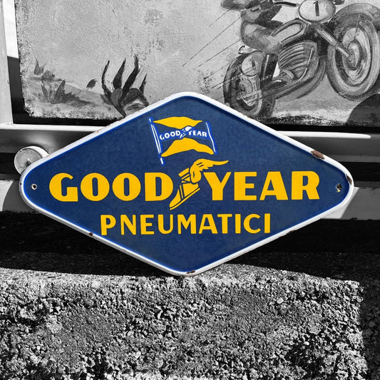 Insegna smaltata - Good Year Pneumatici | Anni '50