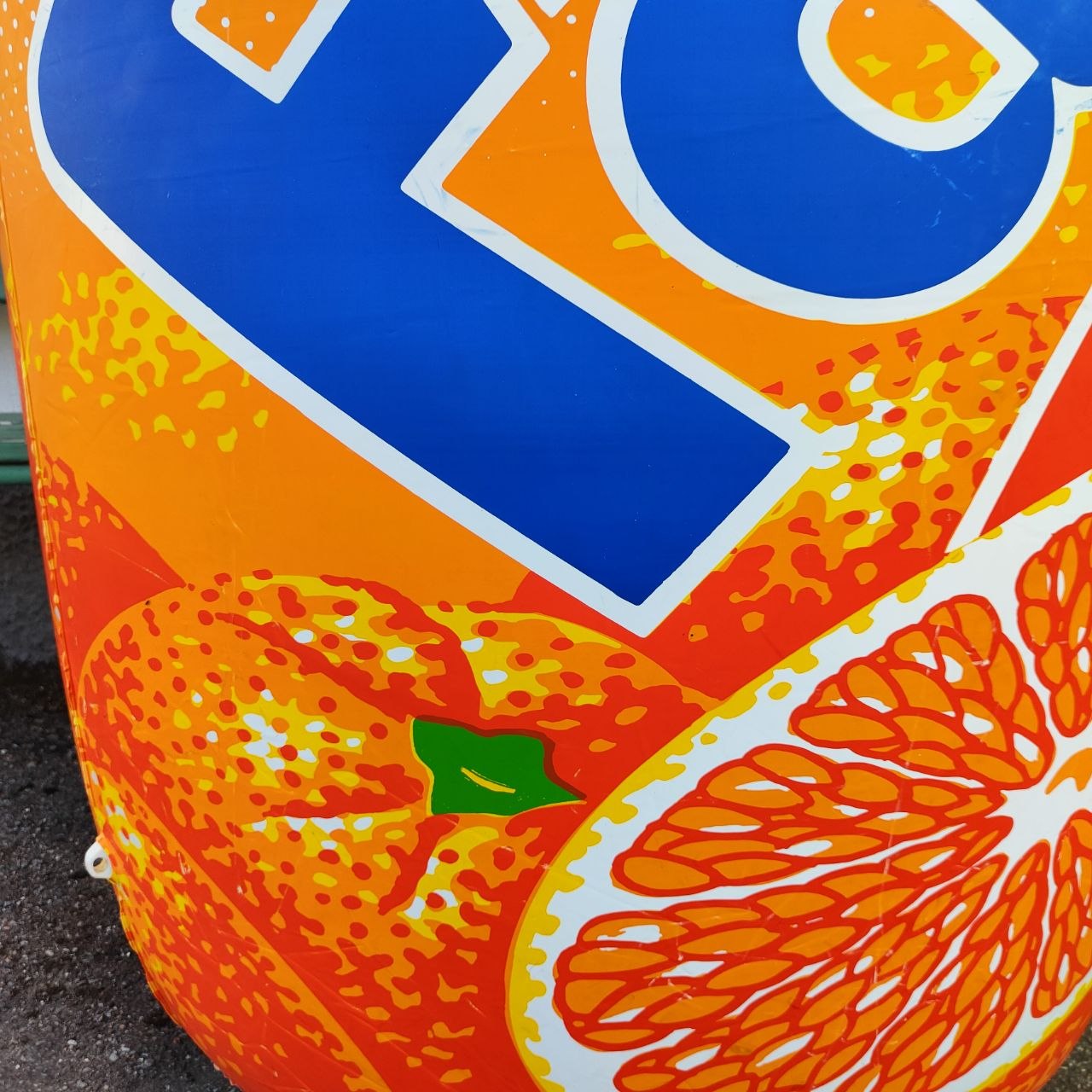 Gonfiabile promozionale - Fanta Orange | Anni '80