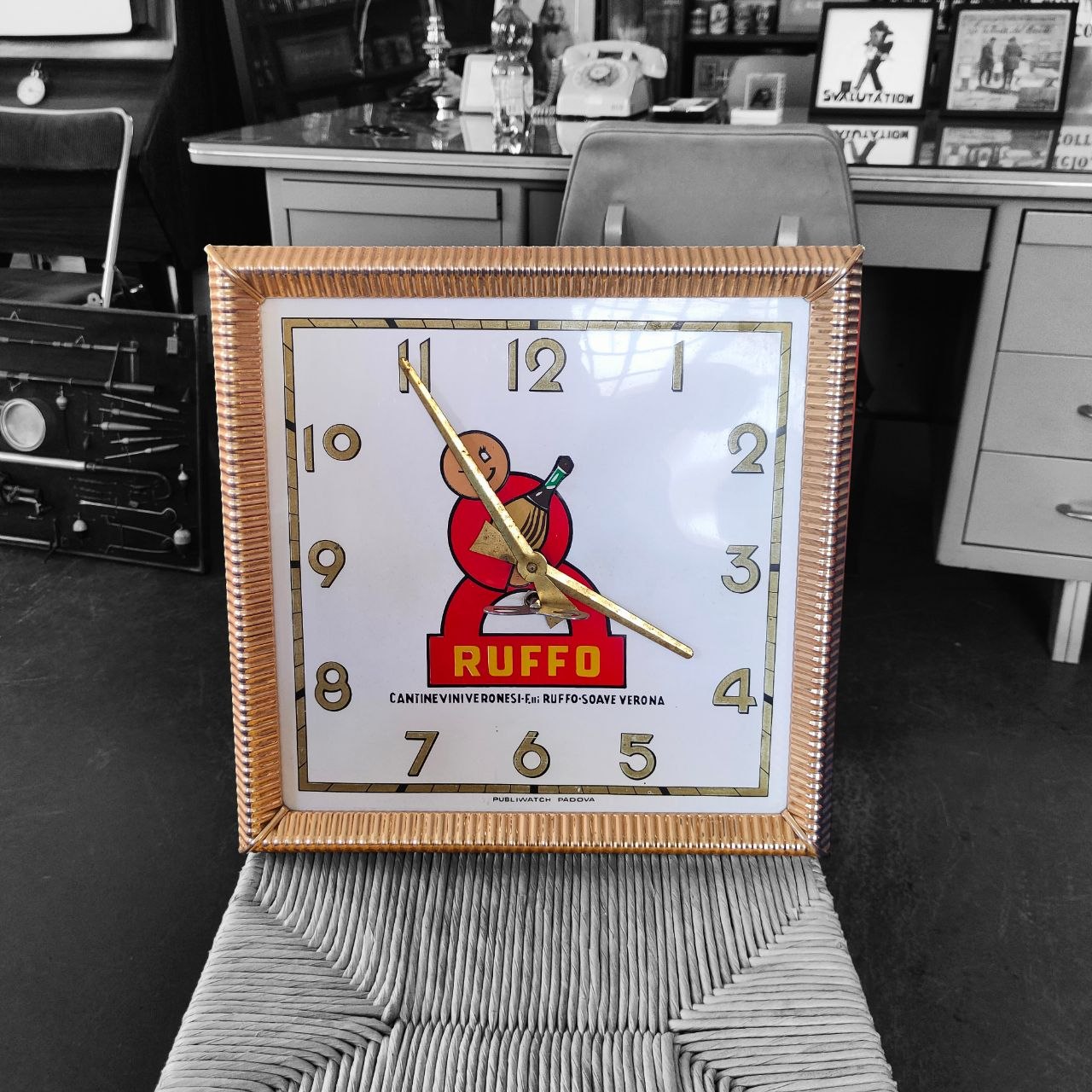 Orologio Pubblicitario - Ruffo Soave | Anni '50
