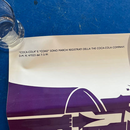 Adesivo pubblicitario - Coca-Cola Concorso Euro Disney Alitalia