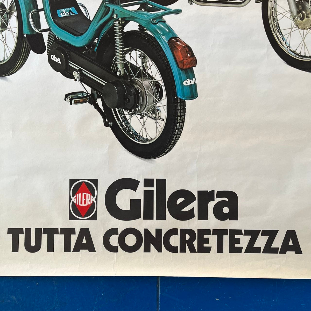 Manifesto pubblicitario - Gilera CBA e CB1 | Anni '70