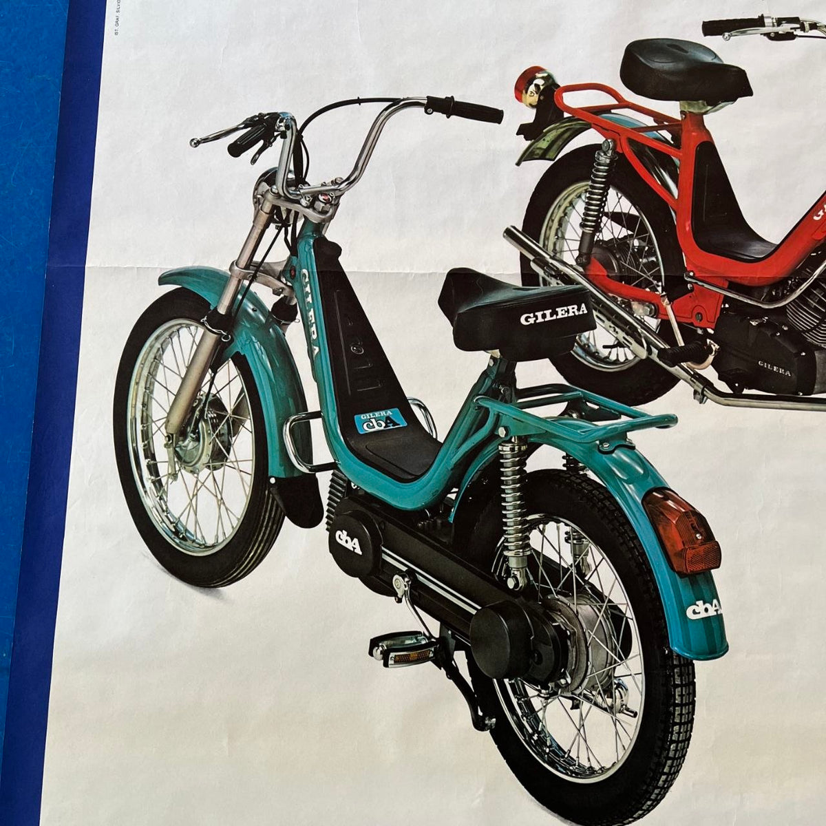 Manifesto pubblicitario - Gilera CBA e CB1 | Anni '70