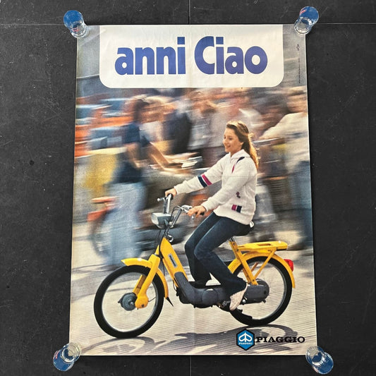 Manifesto pubblicitario - Piaggio, Anni Ciao | Anni '70