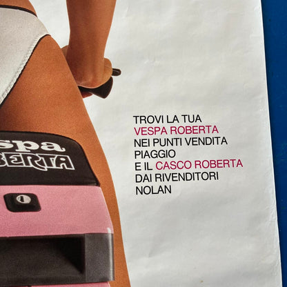 Manifesto pubblicitario - Roberta lo Slip dei vent'anni - Piaggio Vespa (1988)
