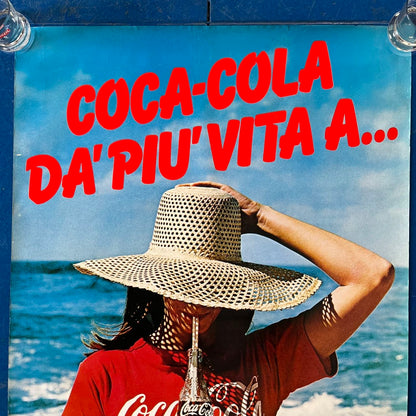 Manifesto pubblicitario - Coca-Cola da' più vita | Anni '70