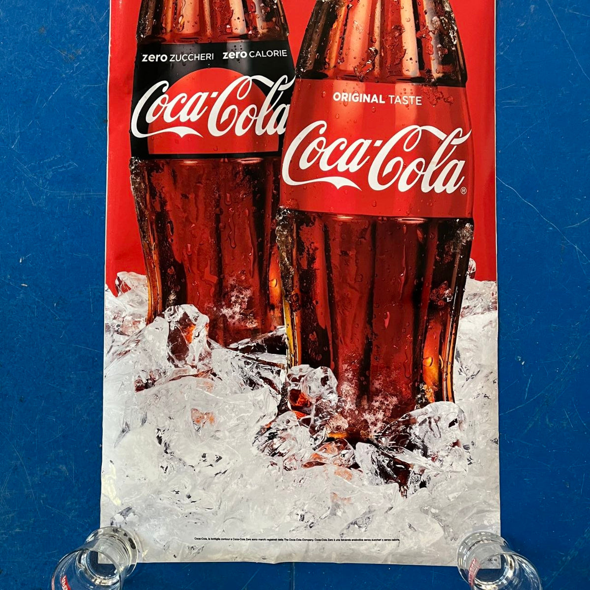 Adesivo pubblicitario - Coca-Cola Zero e Original Taste