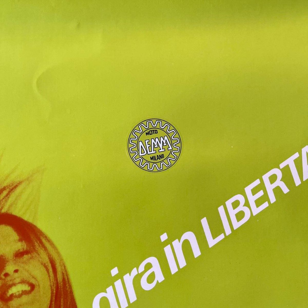 Manifesto pubblicitario - Moto DEMM Milano | Anni '70