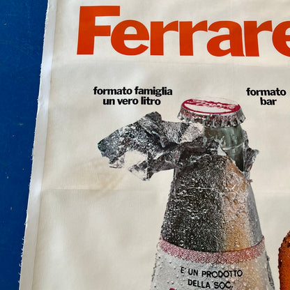 Manifesto pubblicitario - Aranciata Ferrarelle (1970)