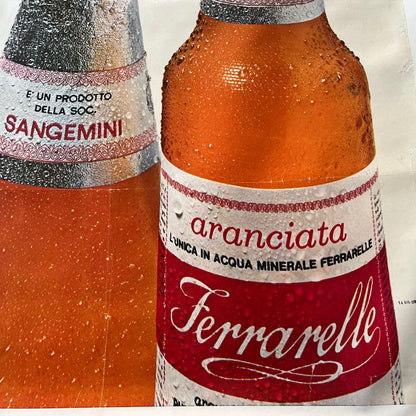 Manifesto pubblicitario - Aranciata Ferrarelle (1970)