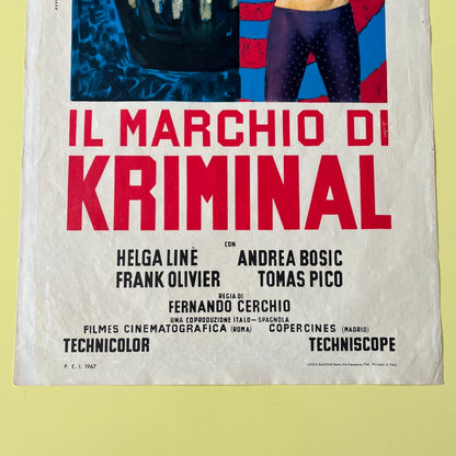 Locandina - Il marchio di Kriminal