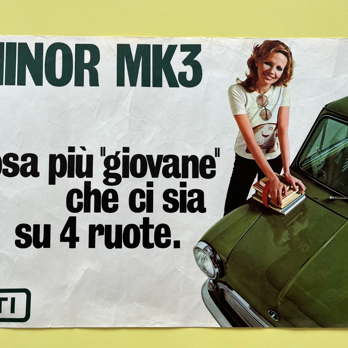 Manifesto pubblicitario - Mini Minor MK3 Innocenti | Anni '70