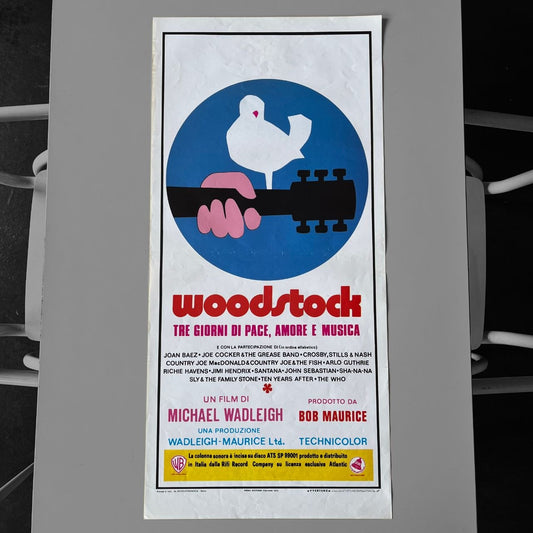 Locandina - Woodstock - Tre giorni di pace, amore e musica