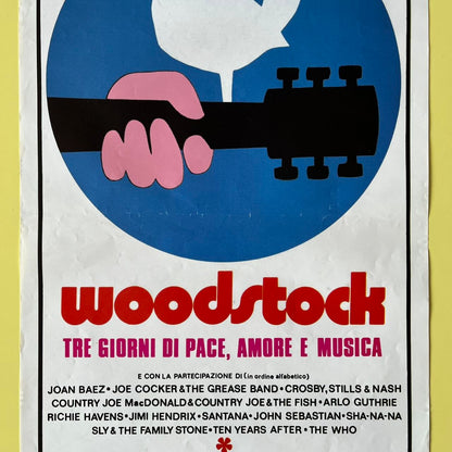 Locandina - Woodstock - Tre giorni di pace, amore e musica