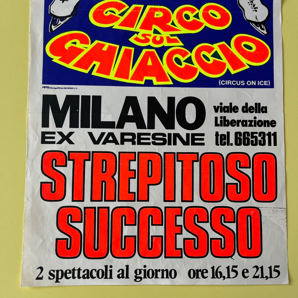 Locandina - Circo sul Ghiaccio (Moira Orfei) | Anni '70