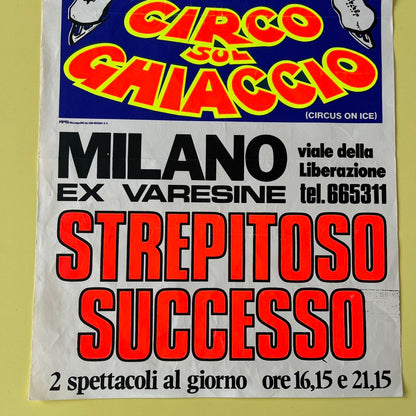 Locandina - Circo sul Ghiaccio (Moira Orfei) | Anni '70