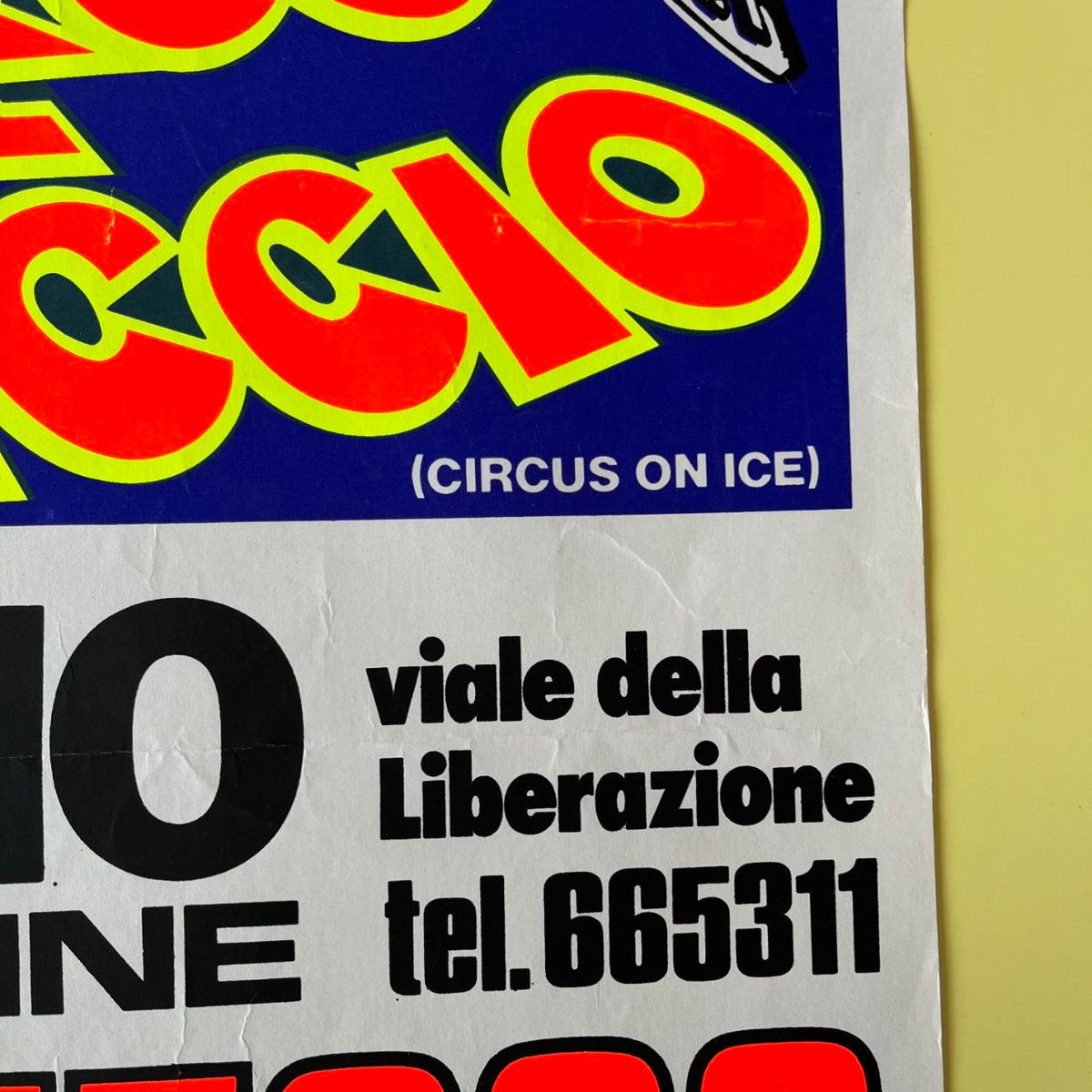 Locandina - Circo sul Ghiaccio (Moira Orfei) | Anni '70