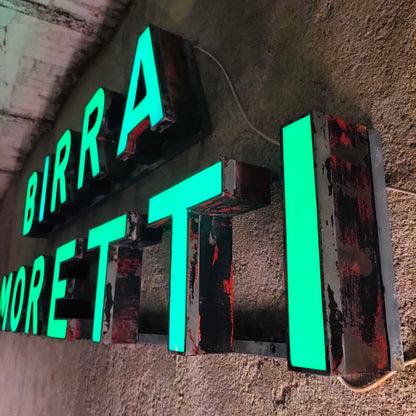 Illuminated Sign - Birra Moretti | 60's