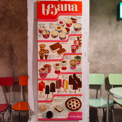 Listino prezzi - Gelati Besana | Anni '60