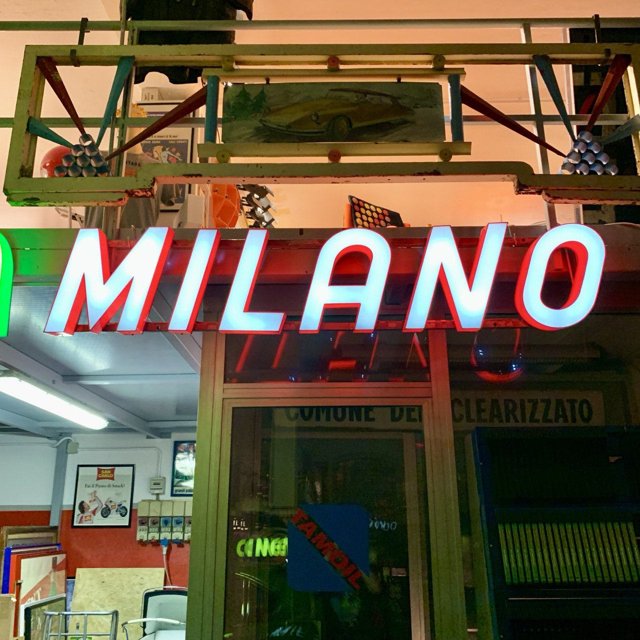 Illuminated Sign - Milan | 1970s