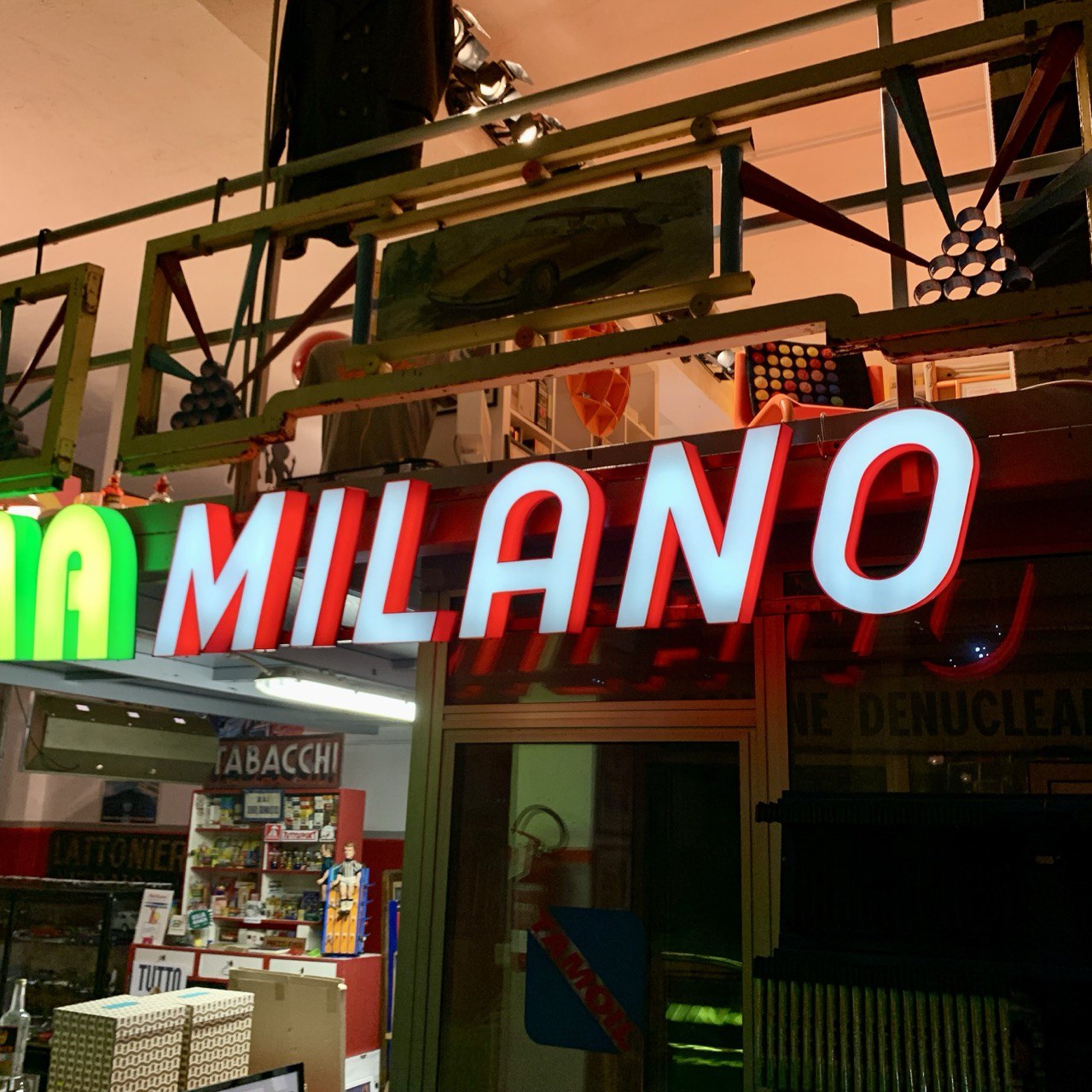 Illuminated Sign - Milan | 1970s