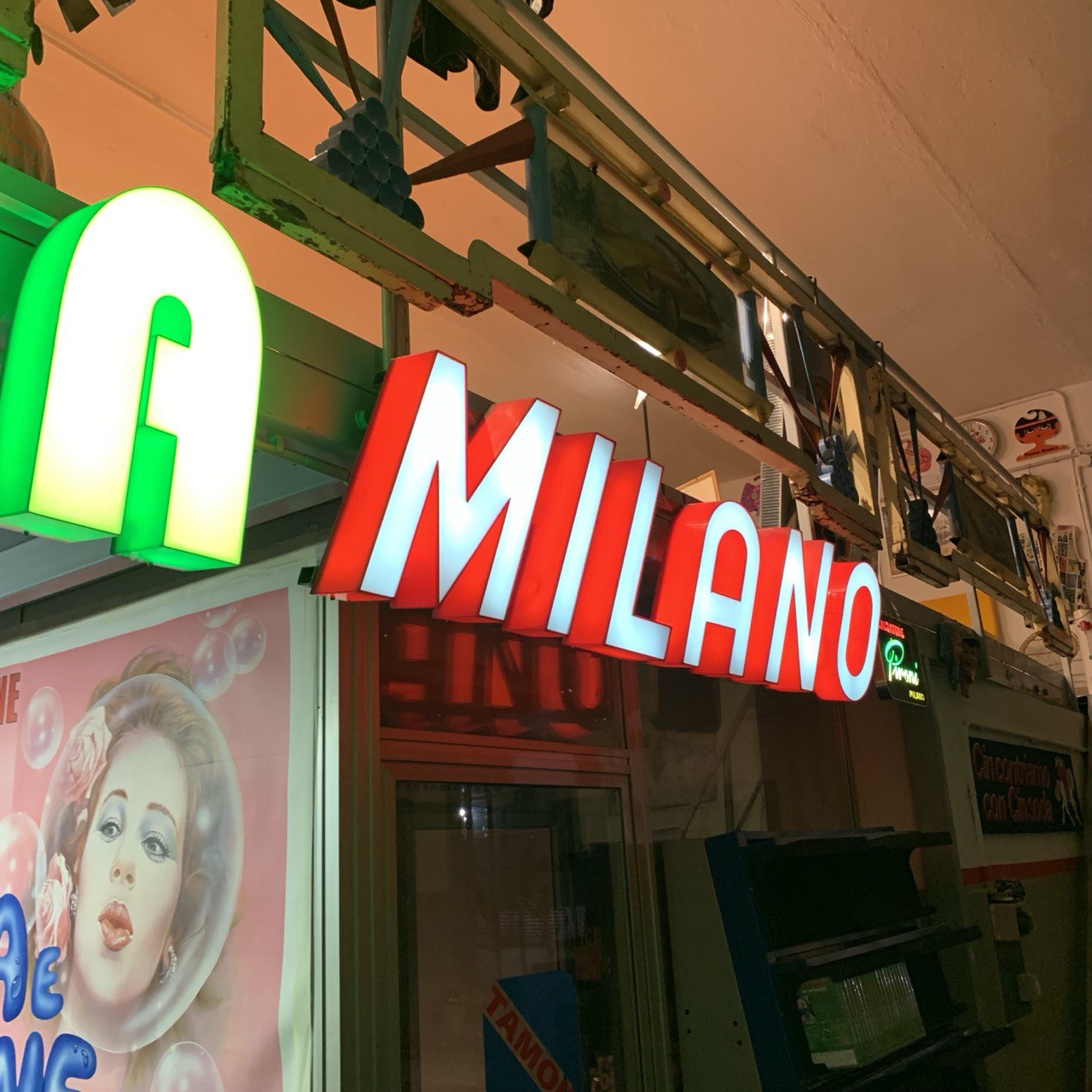 Illuminated Sign - Milan | 1970s